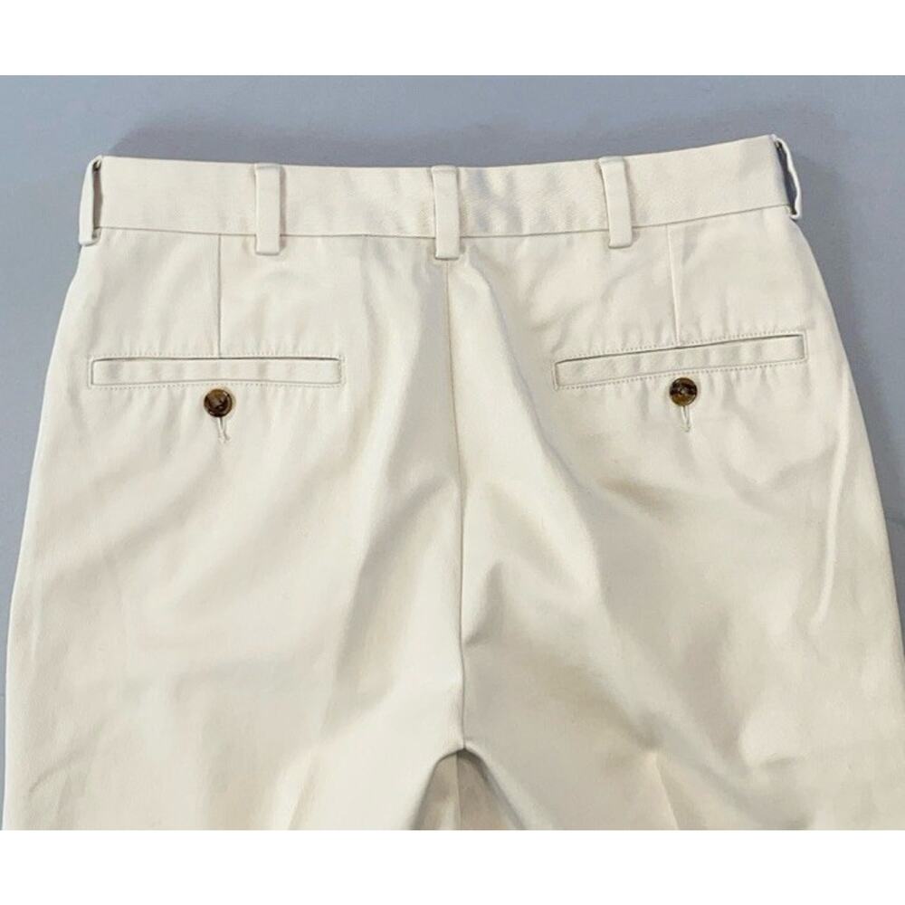 Brooks Brothers 100% Cotton Twill Clark Advantage Chino Dress Pants. 30X25.5 EUC - Picture 9 of 9